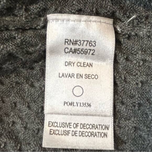 Laundry Sweater Dress Womens Size S Gray Blouson Cutout Back Mini Stretch Soft - Picture 10 of 11